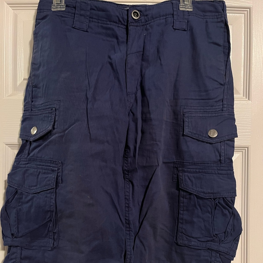 Men’s Blue Cargo Shorts